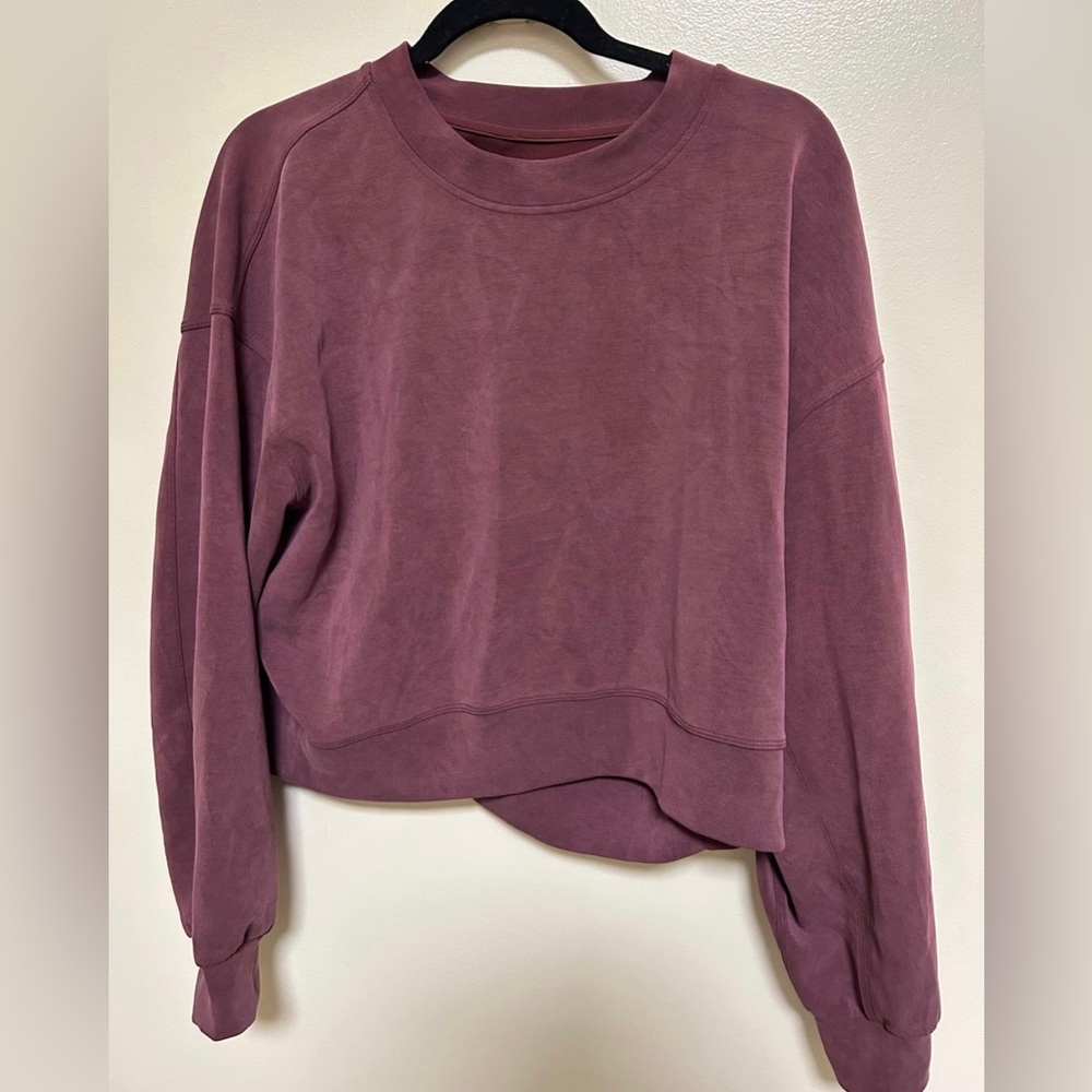 Lululemon Perfectly Oversized Softstreme Cropped Crew